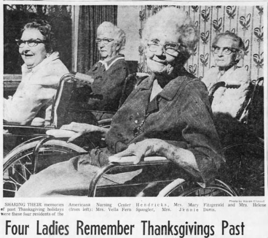 Four Ladies Remember Thanksgivings Past